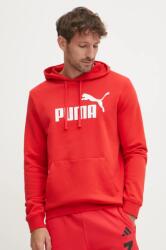 PUMA felső piros, férfi, nyomott mintás, kapucnis, 682572 - piros L
