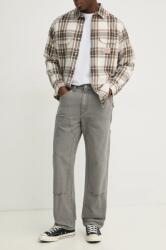 Levi's pamut farmer 568 LOOSE STRT DBL KNEE - szürke 32/32