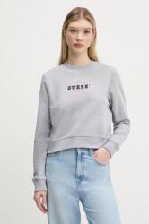 Guess Jeans pamut melegítőfelső szürke, női, nyomott mintás, W5RQ28 K68I4 - szürke XL
