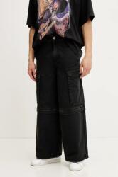 Adidas pamut nadrág CARGO PANTS - fekete 32