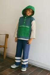 Tinycottons gyerek dzseki COLOR BLOCK JACKET SS25-250 - kék 128
