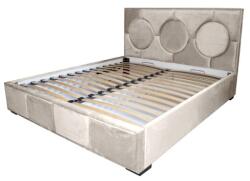 Spectral Mobila Pat tapitat Gold Cerc 180 x 200 M04