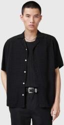 AllSaints ing MADIN férfi, olasz galléros, fekete, relaxed, M038SC - fekete XXL