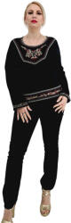 Ie traditionala Bluza neagra cu broderie - Cati 3