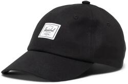 Herschel pamut baseball sapka fekete, sima, 50554-00001-OS - fekete Univerzális méret