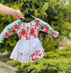 Ie Traditionala Kids Rochita stilizata cu motive traditionale Magduta 2