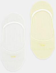 Calvin Klein zokni 2 pár sárga, női, 701218767 - sárga 35/38