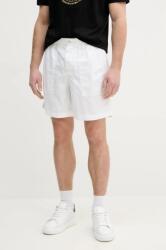 Calvin Klein Jeans vászonkeverék rövidnadrág fehér, férfi, J30J327300 - fehér 36
