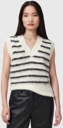 AllSaints gyapjú mellény RIGA könnyű, női, fehér, W002KC - fehér S