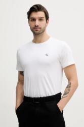 Calvin Klein Jeans pamut póló 2 db zöld, férfi, sima - bézs L