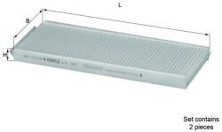 MAHLE Filtru, aer habitaclu MAHLE LA 391/S (LA 391/S)