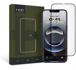 HOFI Glass Pro Full Screen sticla temperata pentru iPhone 13 / 13 Pro / 14 / 16e, negru