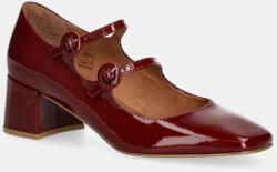 Jonak bőr flip-flop DELOU VERNIS bordó, magassarkú, 3300198 - burgundia Női 40