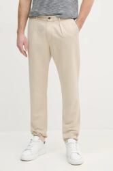 Tommy Hilfiger nadrág vászonkeverékből férfi, bézs, egyenes, MW0MW38798 - bézs 33/34