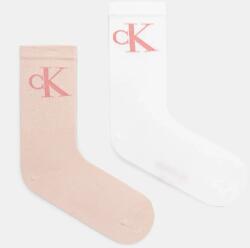 Calvin Klein Jeans zokni 2 pár narancssárga, női, 701228811 - narancssárga 35/38