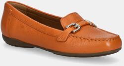 Geox bőr mokaszin D ANNYTAH MOC narancssárga, női, lapos talpú, D84BMA 00046 C2008 - narancssárga Női 39