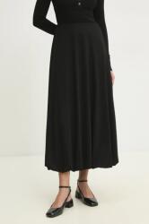 Answear Lab szoknya fekete, maxi, harang alakú - fekete S/M - answear - 14 990 Ft
