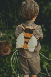 Donsje gyerek hátizsák bőrből Mur Backpack Bee barna, kis, 5417401 - barna Univerzális méret