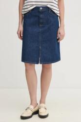 Tommy Hilfiger farmer szoknya sötétkék, mini, egyenes, WW0WW44390 - sötétkék 36