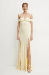Elisabetta Franchi ruha maxi, egyenes, ABR0851E2 - sárga 40