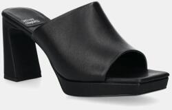 Jeffrey Campbell bőr papucs Caviar fekete, női, magassarkú, JC-923-1-10 - fekete Női 41