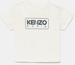 KENZO gyerek pamut póló bézs, nyomott mintás, K60972 - bézs 74 - answear - 21 990 Ft