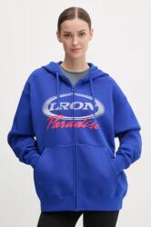 Under Armour felső Project Rock női, nyomott mintás, kapucnis, 1389701 - kék S
