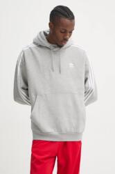 Adidas felső BAGGY HOODIE szürke, férfi, nyomott mintás, kapucnis, JP1076 - szürke XXL