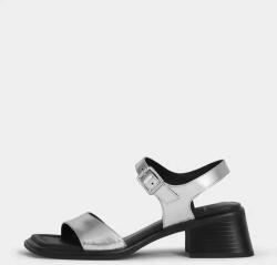 Vagabond Shoemakers bőr szandál INES ezüst, 5911-083-79 - ezüst Női 40