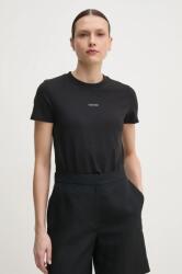 Calvin Klein Jeans pamut póló női, fekete, J20J225524 - fekete XL