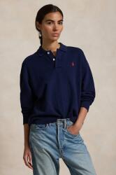 Ralph Lauren felső sötétkék, női, sima, 211947966 - sötétkék L