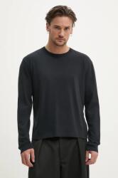 Hollister Co Hollister Co. pamut hosszúujjú fekete, sima, KI324-5127 - fekete M