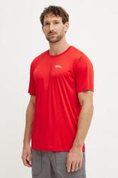 Jack Wolfskin sportos póló Tech piros, sima, A63293 - piros L