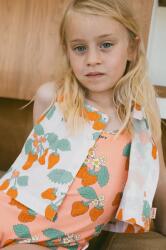 Tinycottons gyerek pamut felső STRAWBERRIES WOVEN CROP TOP rózsaszín, SS25-164 - rózsaszín 92