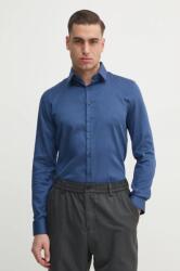 Calvin Klein ing férfi, olasz galléros, sötétkék, slim, K10K114316 - sötétkék 42