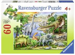 Ravensburger - Puzzle Prehistorický život - 40 - 99 piese