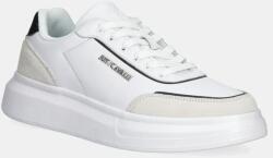 Just Cavalli bőr sportcipő fehér, férfi, 78QA3SBDZPA94003 - fehér Férfi 46