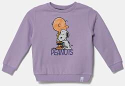 Benetton gyerek melegítőfelső pamutból lila, nyomott mintás, 3PQMG10I8 - lila 90