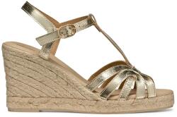 Geox bőr espadrilles D GELSA sárga, éksarkú, D55TPA 000CF C2012 - arany Női 36