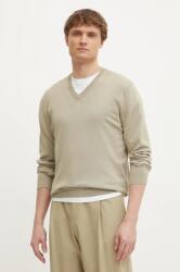 Benetton pamut pulóver könnyű, zöld, 1098U4486 - zöld XL