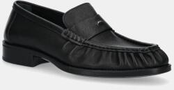 Giuseppe Zanotti bőr mokaszin Sorrento fekete, férfi, IU40001.011 - fekete Férfi 41