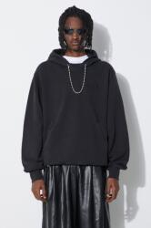 AMBUSH pamut melegítőfelső Ballchain fekete, férfi, nyomott mintás, kapucnis, BMBB001S24FLE - fekete XL