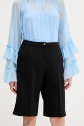 Blugirl Blumarine rövidnadrág női, fekete, sima, magas derekú, RA5156. T2968 - fekete 36
