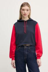 Red Bull Racing x Pepe Jeans felső COLOUR BLOCK HOODY sötétkék, női, nyomott mintás, kapucnis, RL580007 - sötétkék S