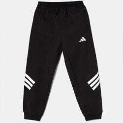 Adidas gyerek melegítőnadrág fekete, nyomott mintás, JD1298 - fekete 164