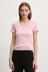 Guess t-shirt NEW CARRIE női, rózsaszín, O5RI02 KBBU1 - rózsaszín M