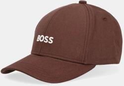 BOSS pamut baseball sapka barna, nyomott mintás, 50495121 - barna Univerzális méret