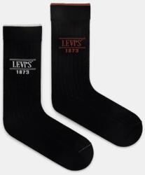 Levi's zokni 2 pár fekete, 37157-1213 - fekete 39/42