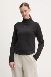 Adidas felső INTERLOCK LS fekete, női, sima, JJ0937 - fekete XL
