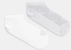 Calvin Klein Jeans zokni 2 pár fehér, női, 701232667 - fehér Univerzális méret
